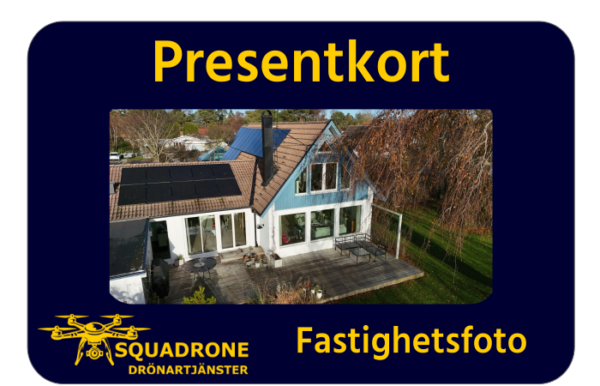 Presentkort Fastighetsfoto